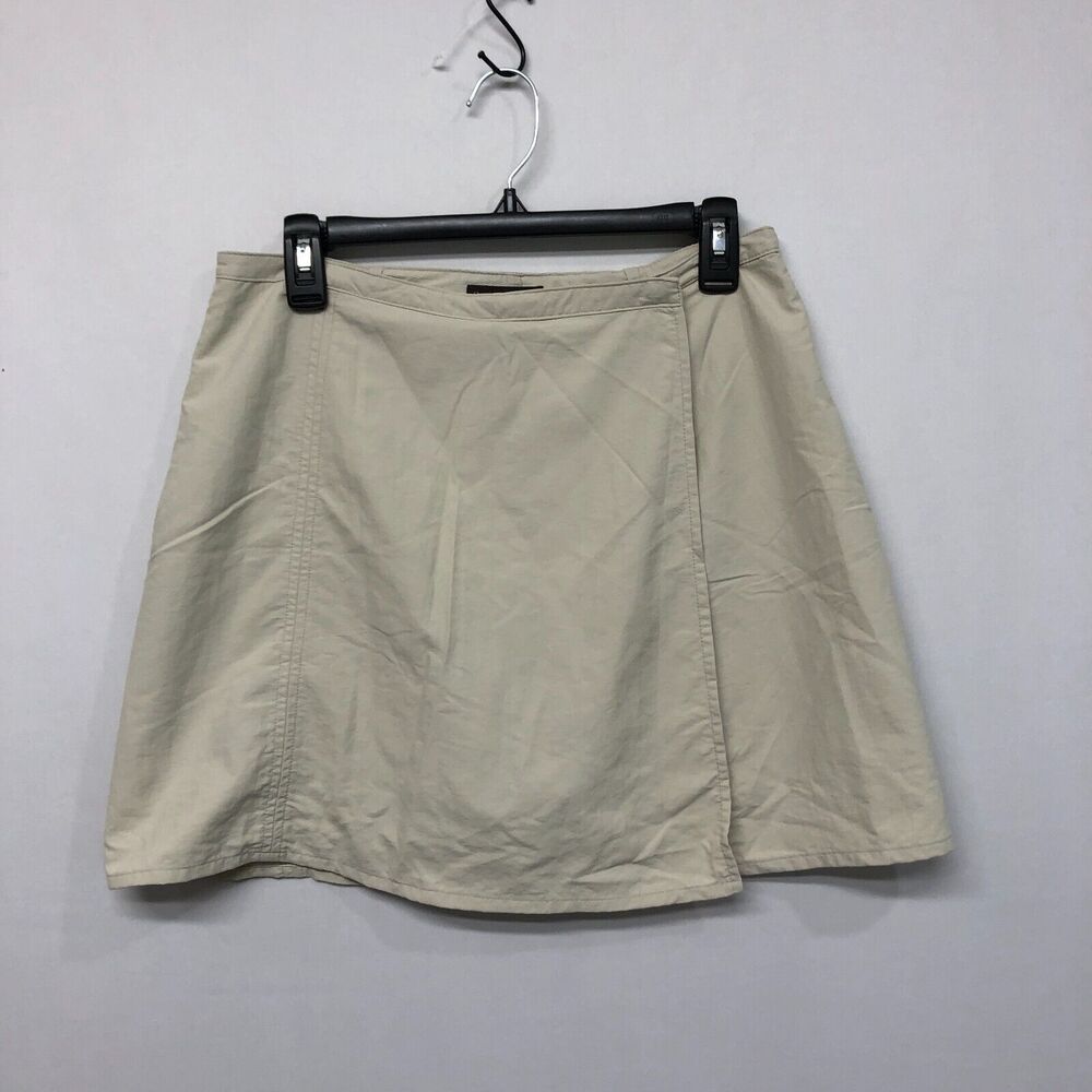 Royal Robbins Women Outdoor Hiking Golf Active Skort Skirt Size 8 Beige M190 -23